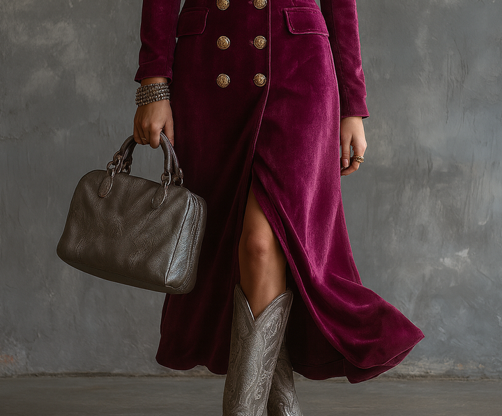 Victoria | Luxe Velvet Blazer Dress