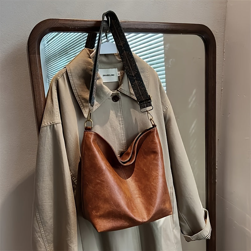 OLIVIA | Classic Leather Tote