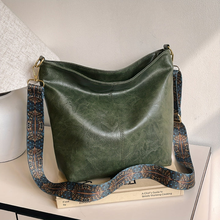 OLIVIA | Classic Leather Tote