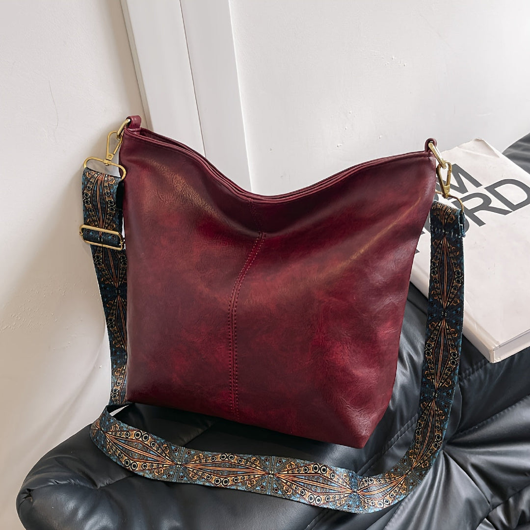 OLIVIA | Classic Leather Tote