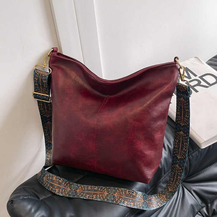 OLIVIA | Classic Leather Tote