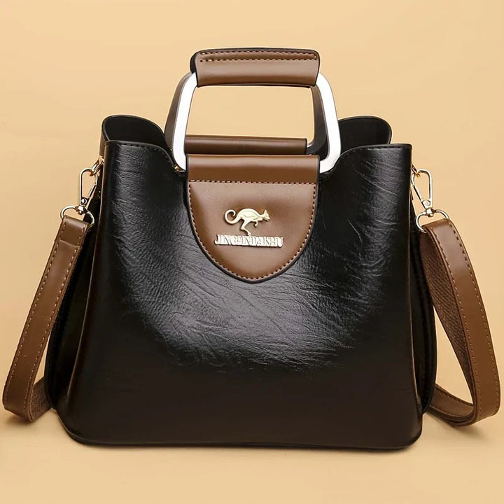Isabella - Chic Leather Bucket Bag