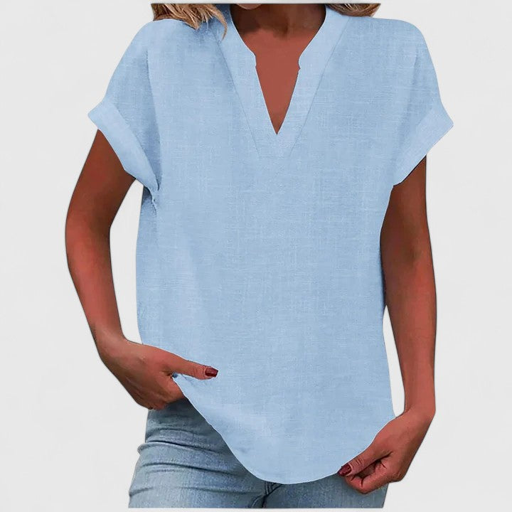 Annie | Comfortable V-Neck Blouse