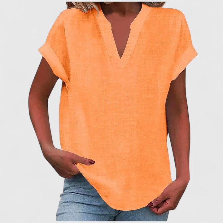 Annie | Comfortable V-Neck Blouse
