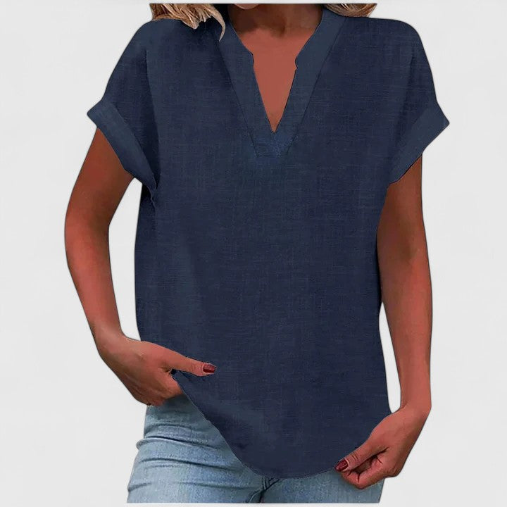 Annie | Comfortable V-Neck Blouse