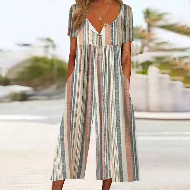 Cassidy - Button-Front Jumpsuit