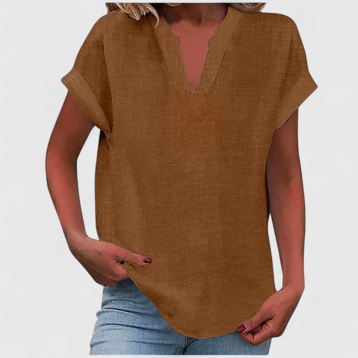 Annie | Comfortable V-Neck Blouse