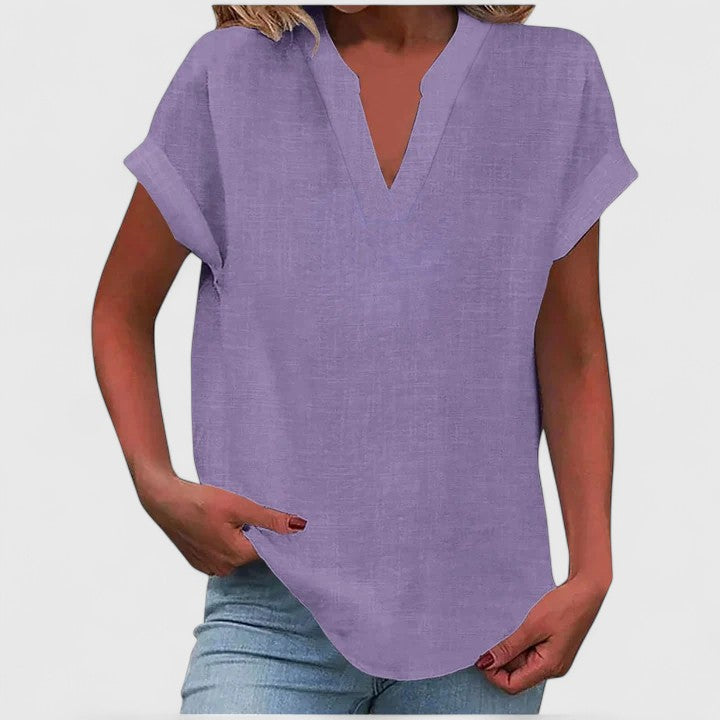 Annie | Comfortable V-Neck Blouse