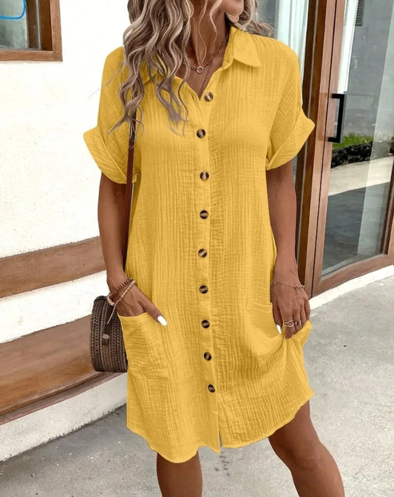Elodie | Chic Shirt Dress