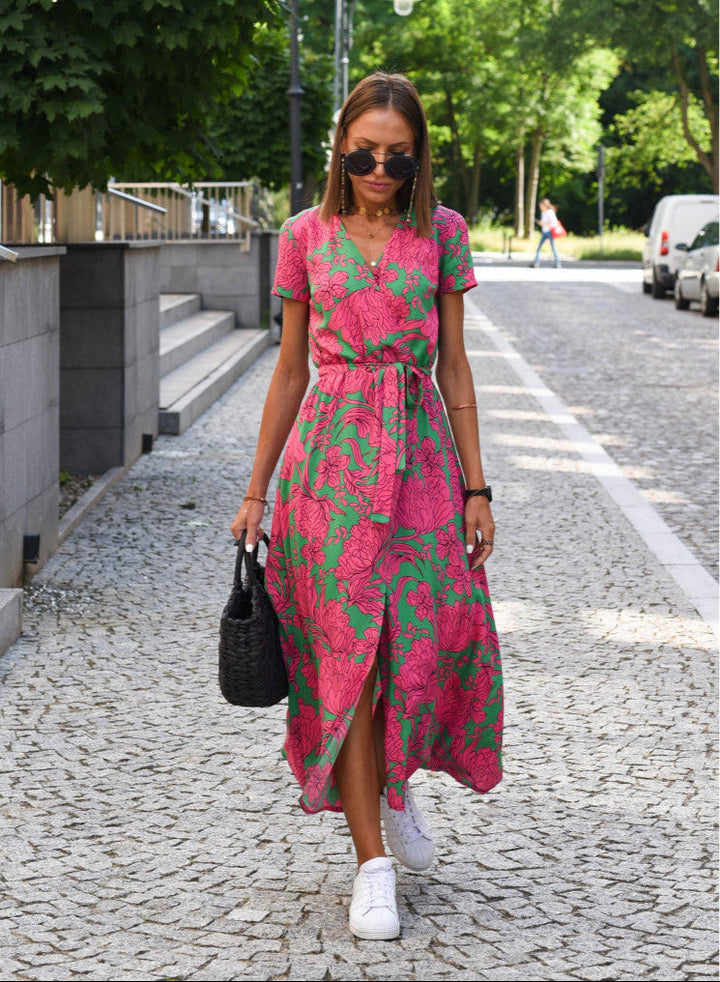 Aureza | Gentle Blossom Wrap Dress
