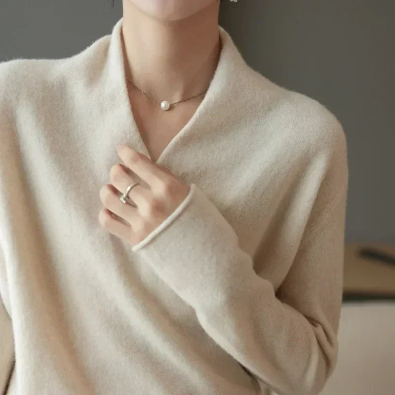 AVA | Crossed Wrap Sweater