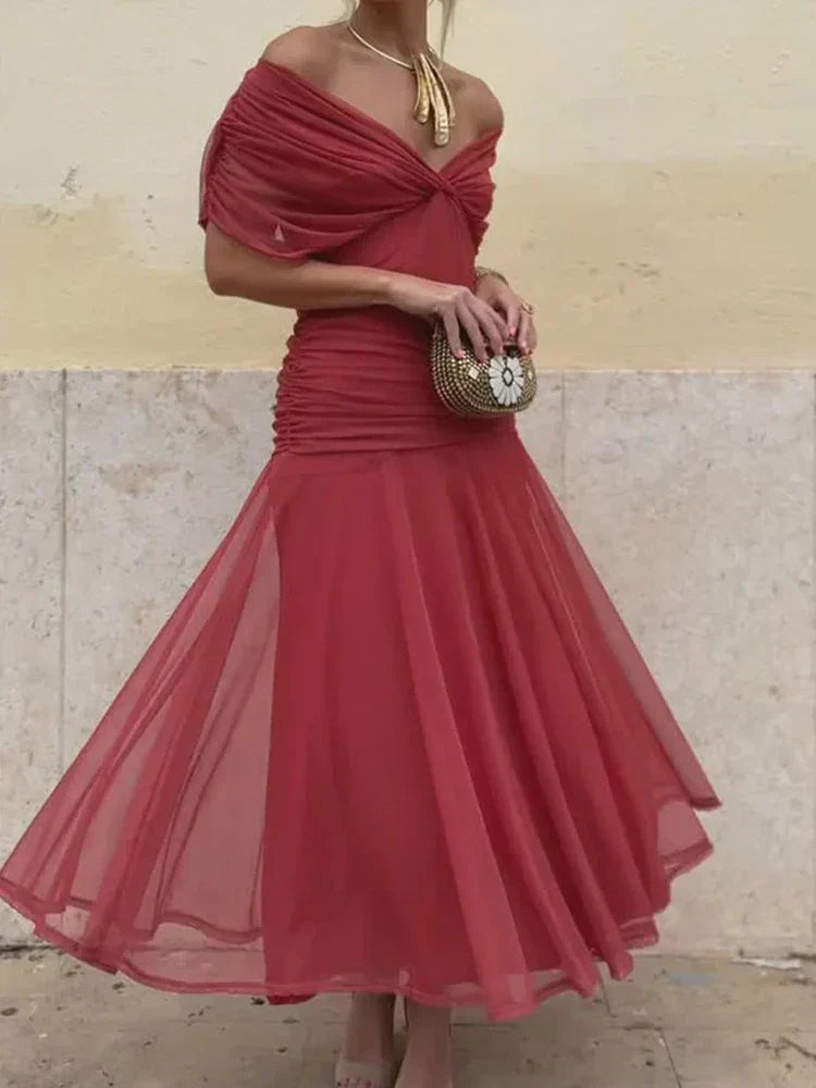 Hayden Laluna® | Sophisticated V-Neck Dress