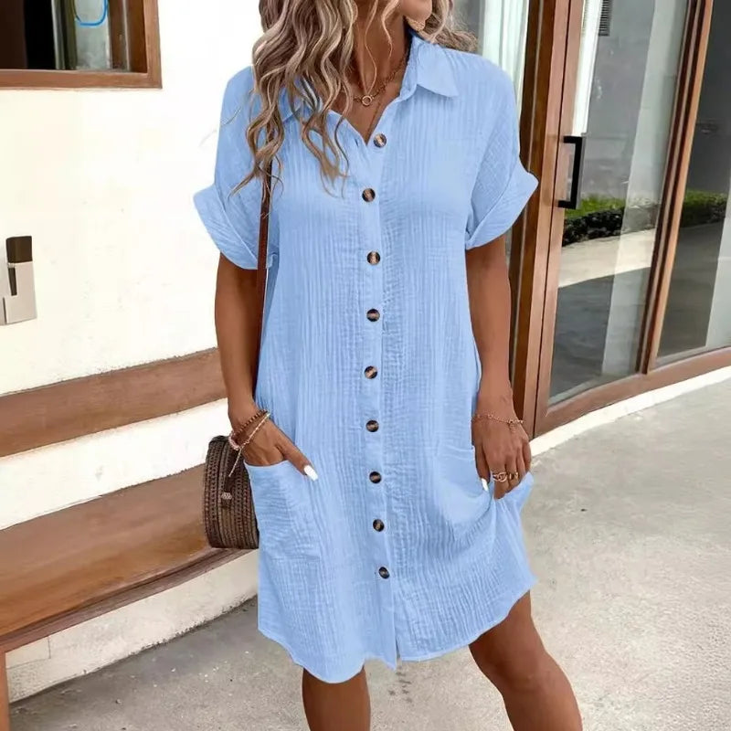 Elodie | Chic Shirt Dress