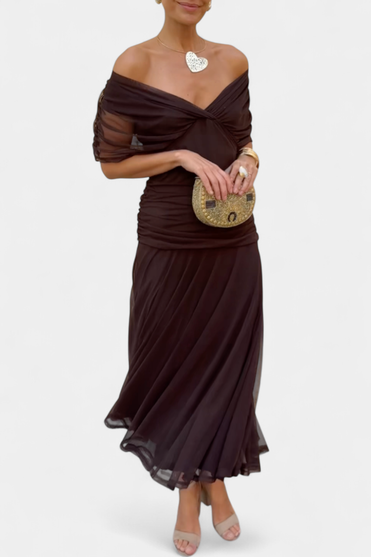 Hayden Laluna® | Sophisticated V-Neck Dress