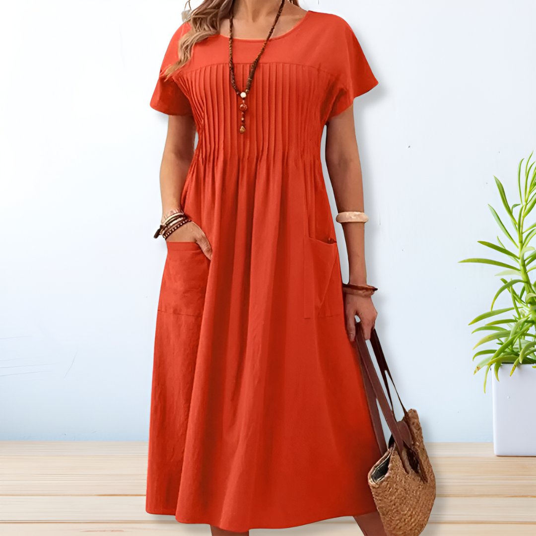 Brittany - Chic Dress Featuring Convenient Pockets