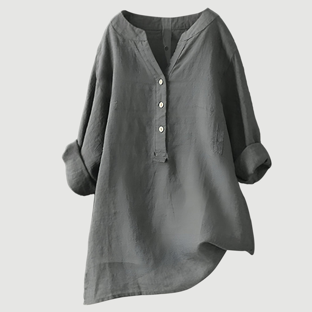 CARMEN | Relaxed Linen Button Tunic