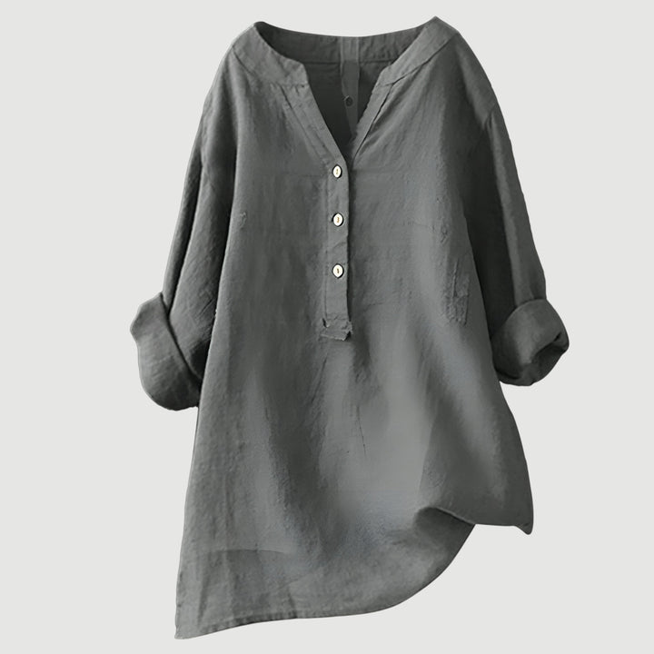CARMEN | Relaxed Linen Button Tunic