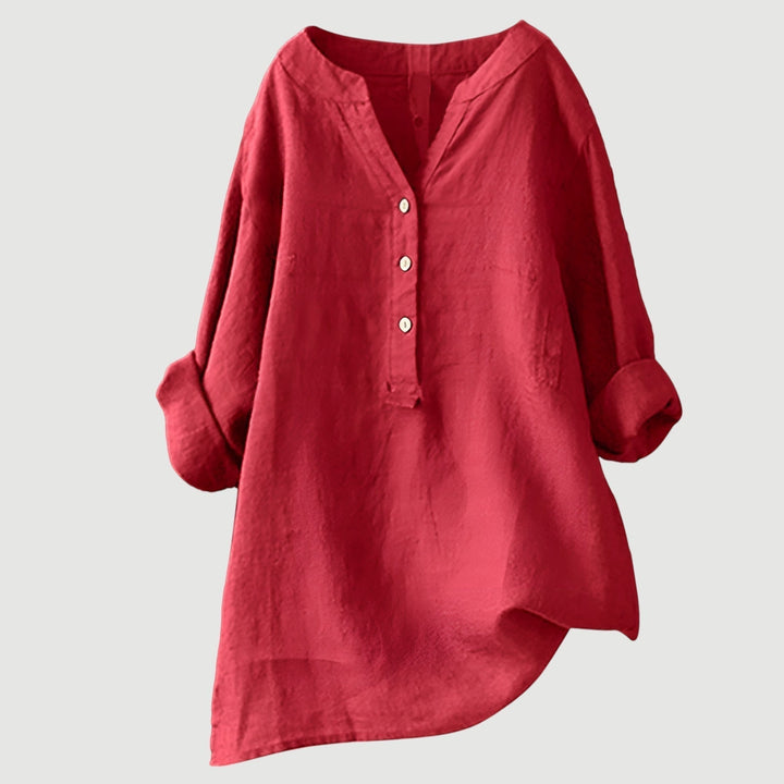 CARMEN | Relaxed Linen Button Tunic