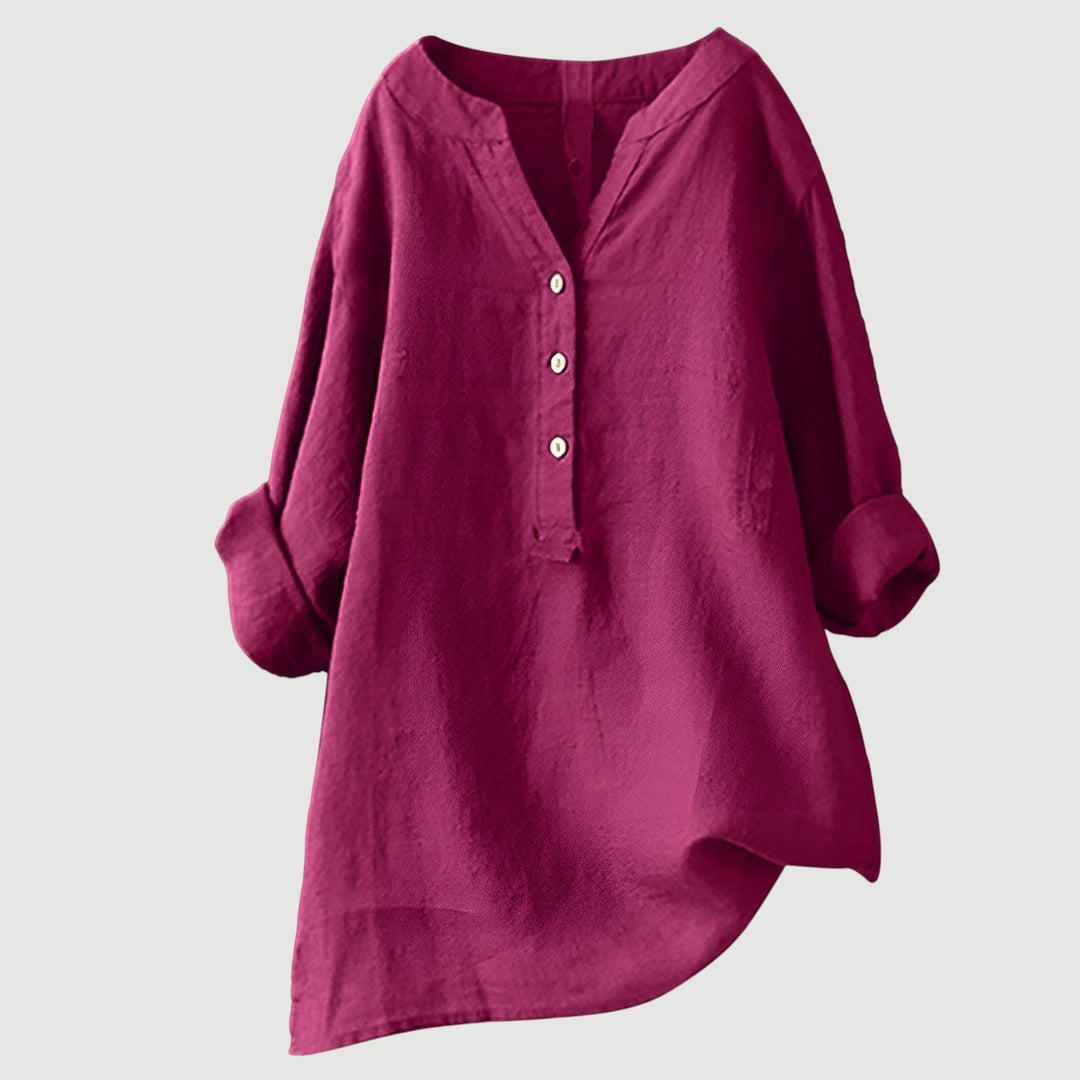 CARMEN | Relaxed Linen Button Tunic