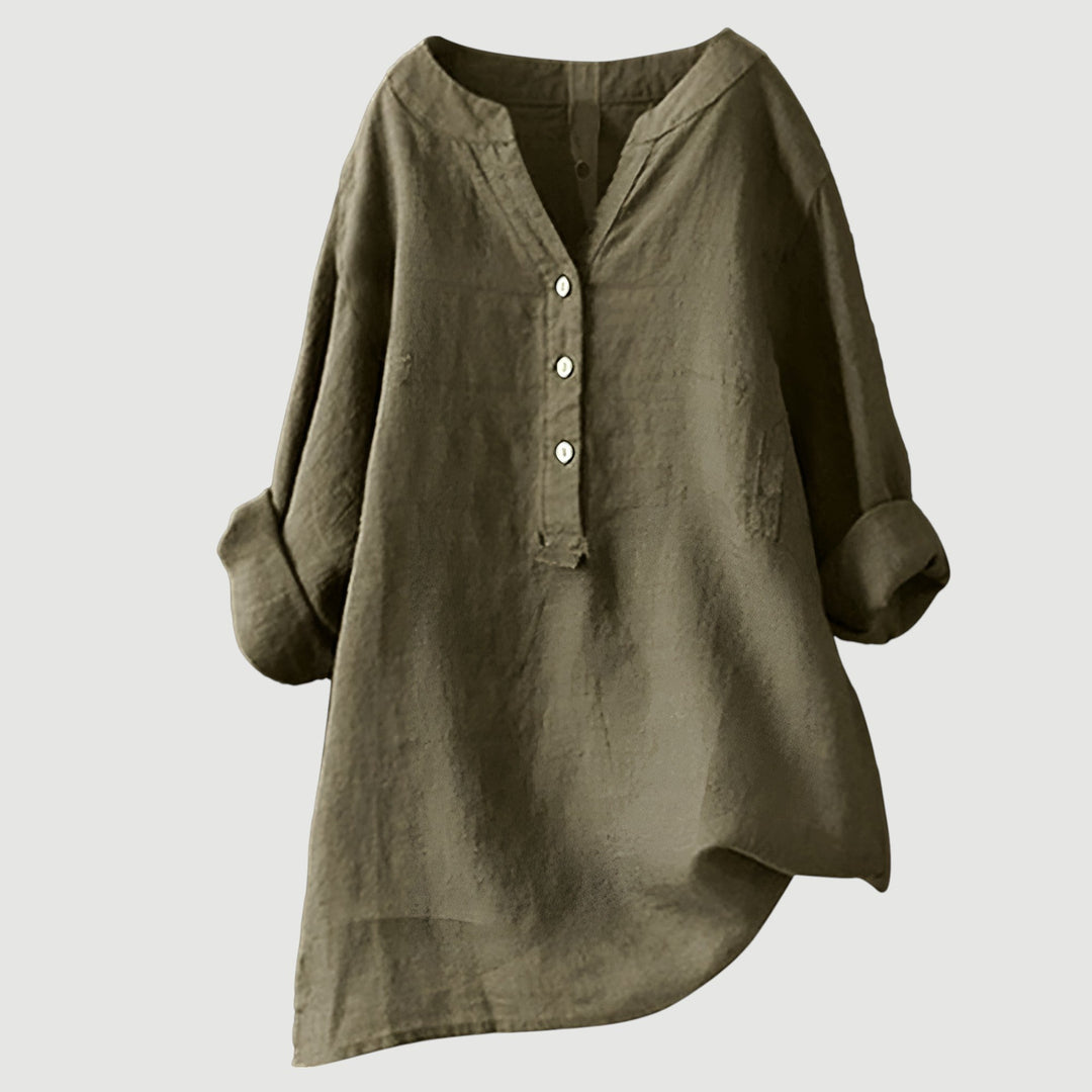 CARMEN | Relaxed Linen Button Tunic