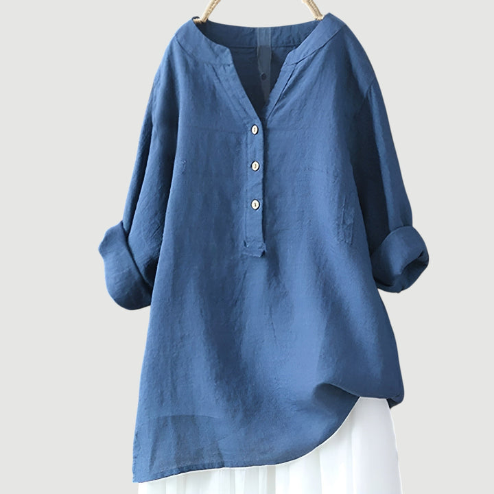 CARMEN | Relaxed Linen Button Tunic