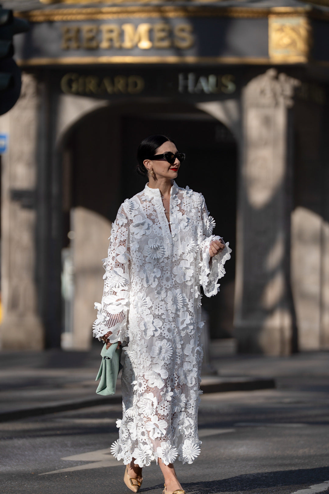 Yelira | Chic White Lace Dress