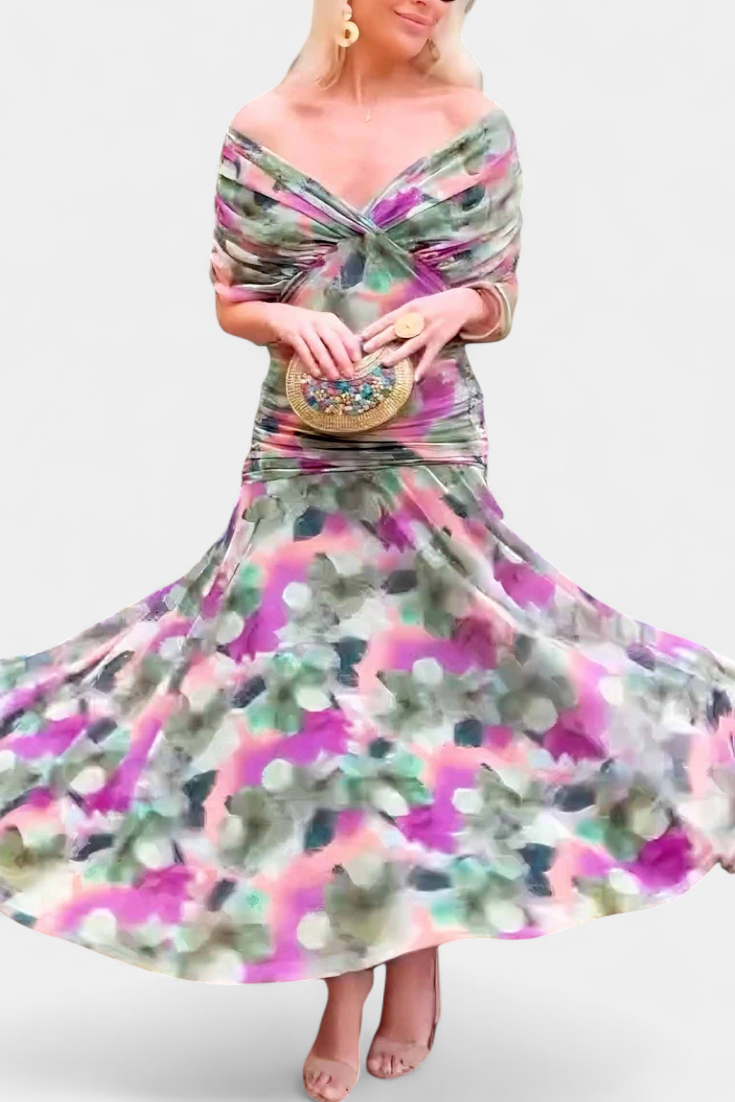 Hayden Laluna® | Sophisticated V-Neck Dress