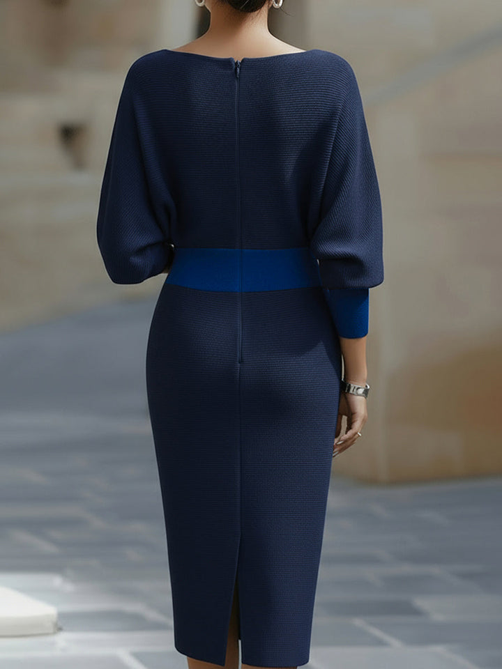 Brielle | Sophisticated Draped Midi Dress