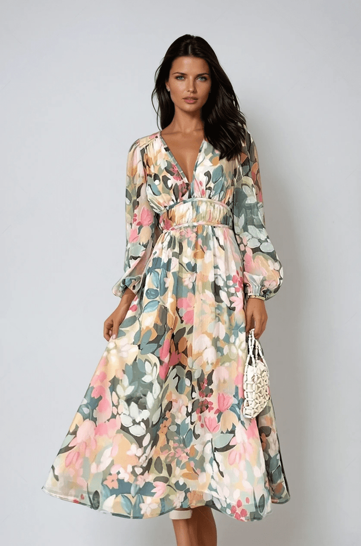 Daliah | Elegant Floral Dress